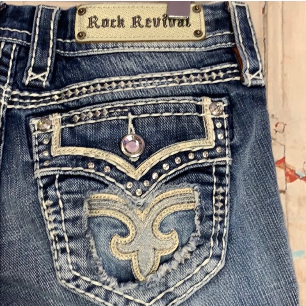 Rock Revival Fay Stretch Capri